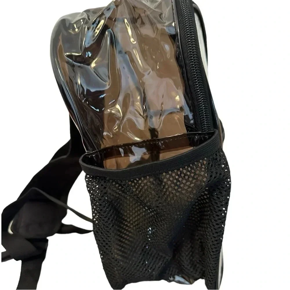 NEW Clear Backpack Stadium Approved 12×10.5x6” with Reinforced and Wider Bottom